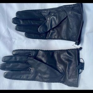 NWT BCBGmaxazria Women Leather Gloves Color Maple